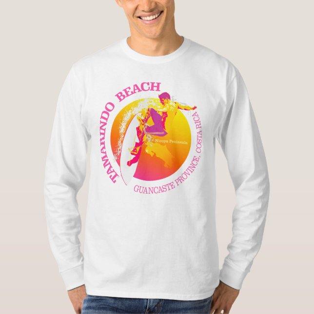 T-shirt Plage de Tamarindo (Devant)