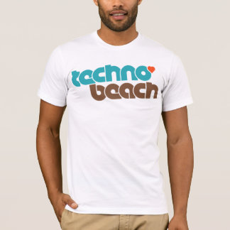 T-shirt Plage de techno