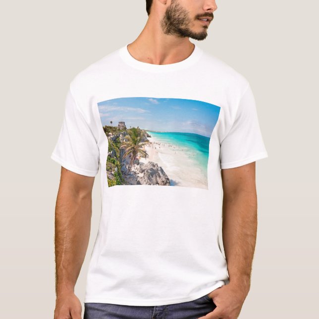 T-shirt Plage de Tulum (Devant)