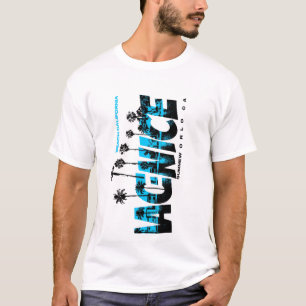 T-shirt plage de Venice California   Style de Surf