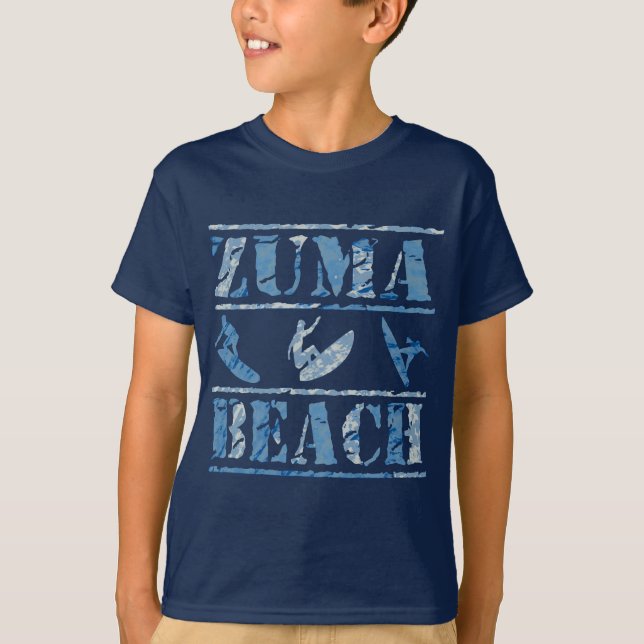 T-shirt Plage de Zuma (Devant)