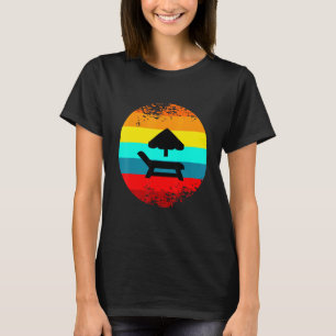 T-shirt Plage d'été Graphic Décor à thème Plage Parapluie
