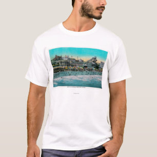 T-shirt Plage devant la Chambre de Bath, Long Beach