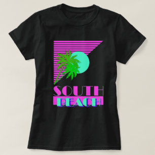 T-shirt Plage du sud 80s