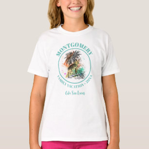 T-shirt Plage Famille Réunion Vacances été