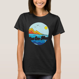 T-shirt Plage Meilleure Évasion N'Importe Qui Peut Avoir D