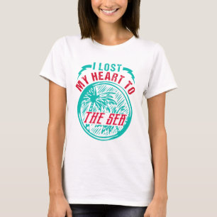 T-shirt Plage océanique