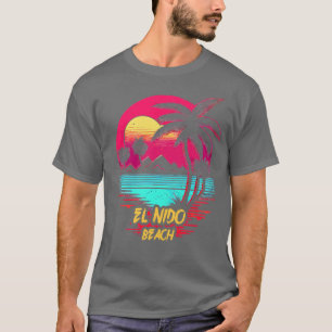 T-shirt Plage Retrowave El Nido