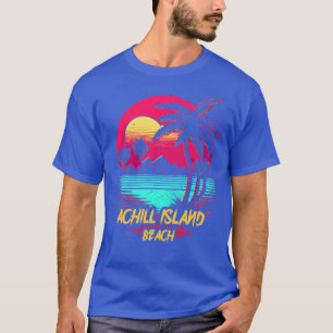 T-shirt Plage Retrowave Plage Achill Island