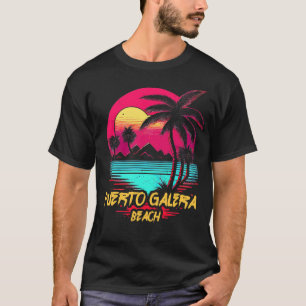 T-shirt Plage Retrowave Puerto Galera