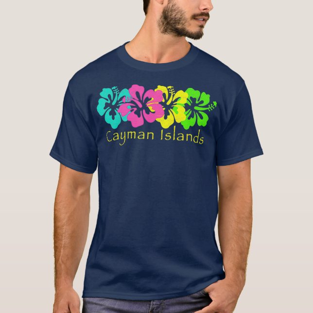 T-shirt Plage tropicale des îles Caïmans Surf des îles Caï (Devant)