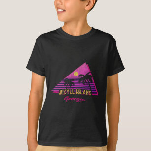 T-shirt Plage Vaporwave Vacances Souvenir Jekyll Island