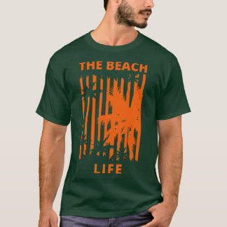 T-shirt Plage Vie Été Plaisirs Plaisir Été Plage