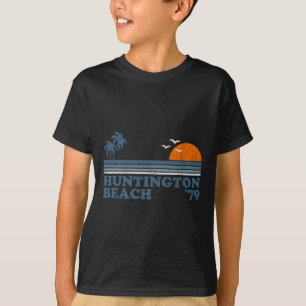 T-shirt Plage vintage de Huntington Beach Californie Surf