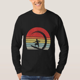 T-shirt Plage vintage Retro Surfer Wave Surf Surf Plage