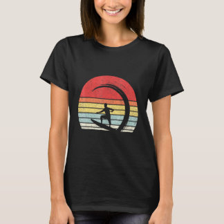 T-shirt Plage vintage Retro Surfer Wave Surf Surf Plage