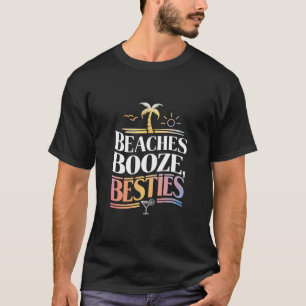 T-shirt Plages Alcool & Meilleures Amies Coco Tree Été