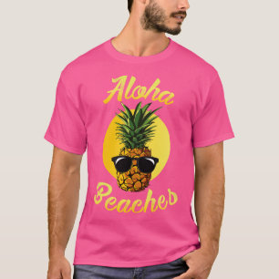 T-shirt Plages d'Aloha à l'ananas Hawaii Été hawaïen (4)