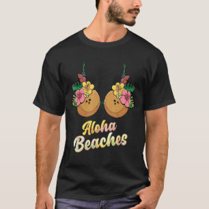 T-shirt Plages d'Aloha Amusantes été Coco & Flower Bra Wo