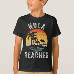 T-shirt Plages de Hola Funny Plage d'Aloha Famille Vacat é