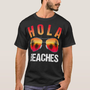 T-shirt Plages de Hola Top Funny Beach Vacances été