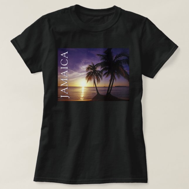 T-shirt Plages de Negril Jamaïque (Design devant)