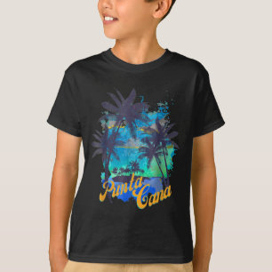 T-shirt Plages de Punta Cana Été Palmier Famille