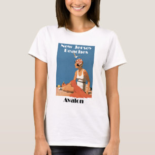T-shirt Plages du New Jersey ~ Avalon