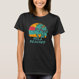 T-shirt Plages Hola Plages Vacances Été Enfants Hommes Fem