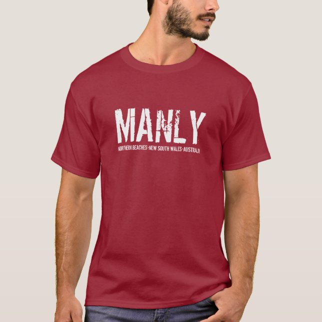 T-shirt Plages Manly-Nord (Devant)