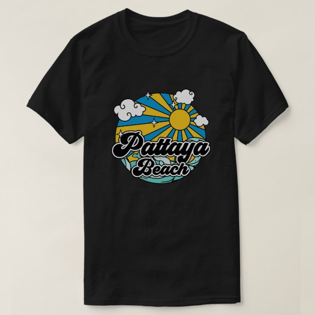 T-shirt Plages Pattaya Beach (Design devant)