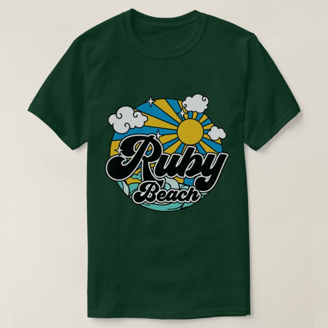 T-shirt Plages Ruby Beach (Design devant)