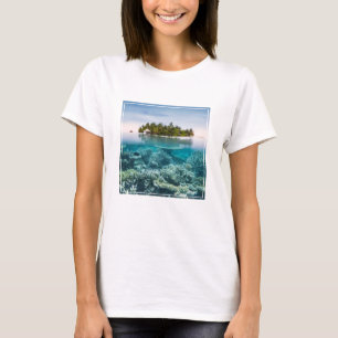 T-shirt Plages tropicales Ari Atoll Maldives