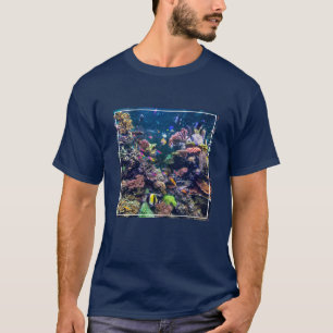 T-shirt Plages tropicales   Corail sous-marin Reef