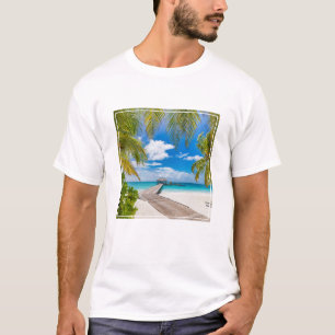 T-shirt Plages tropicales   Jetty en bois des Maldives