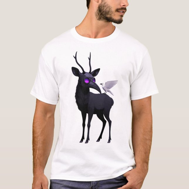 T-shirt Plague Deer Mask (Devant)