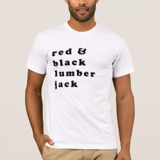 T-shirt plaid blanc de bûcheron