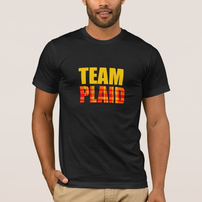 T-SHIRT PLAID D'ÉQUIPE (Devant)