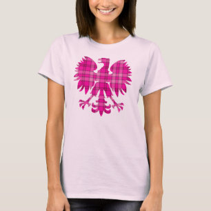 T-shirt Plaid rose polonais Eagle