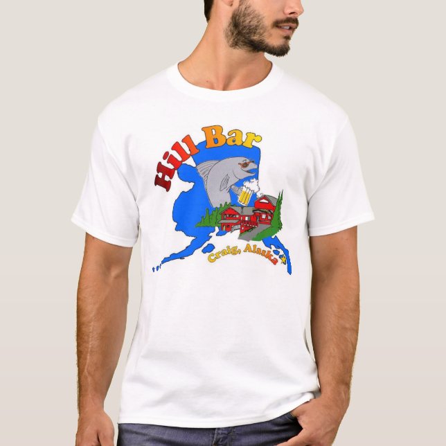 T-shirt Plaine de barre de colline (Devant)