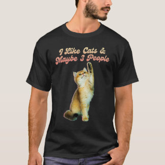 T-shirt Plaisanterie de chats Hilarious Sarcastique dire m