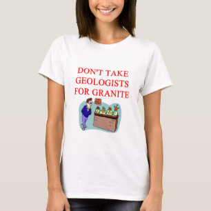 T-shirt plaisanterie de géologue