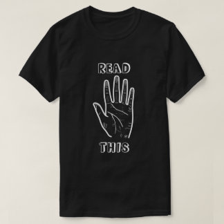 T-shirt Plaisanterie de lecture de palmiers
