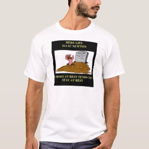 T-shirt plaisanterie d'Isaac Newton
