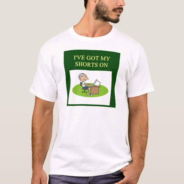 T-shirt plaisanterie drôle de marché boursier (Devant)
