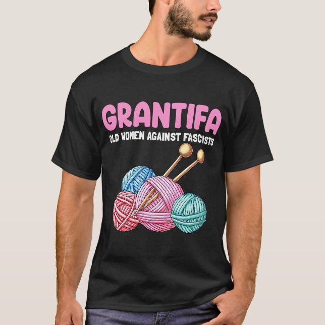 T-shirt Plaisanterie familiale Grantifa Vielles femmes con (Devant)