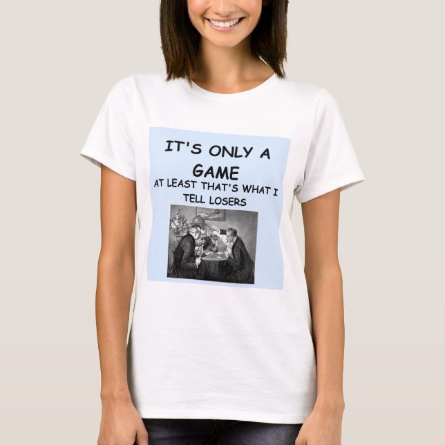 T-shirt plaisanterie pour des gagnants ! (Devant)