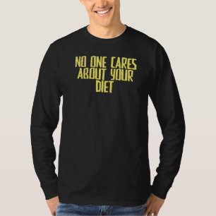 T-shirt Plaisanterie Sarcastique Personne Ne S'Intéresse À