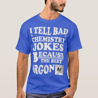 T-shirt Plaisanteries de chimie table périodique Molecule 