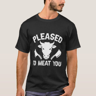 T-shirt Plaisir De Vous Manger Boucher Boucher Bouchers